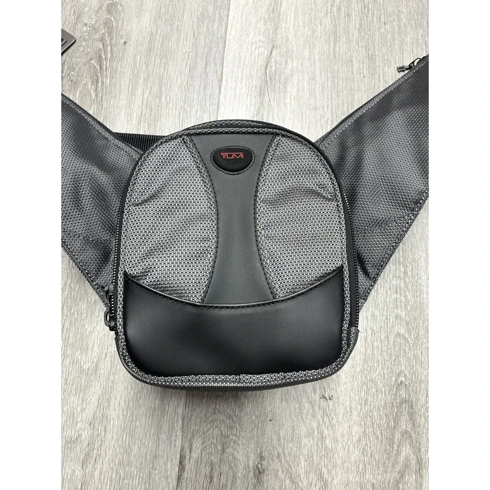 TUMI T2 Tactical Utility Crossbody Bag Chest Pack Sling Bag Gray/Black